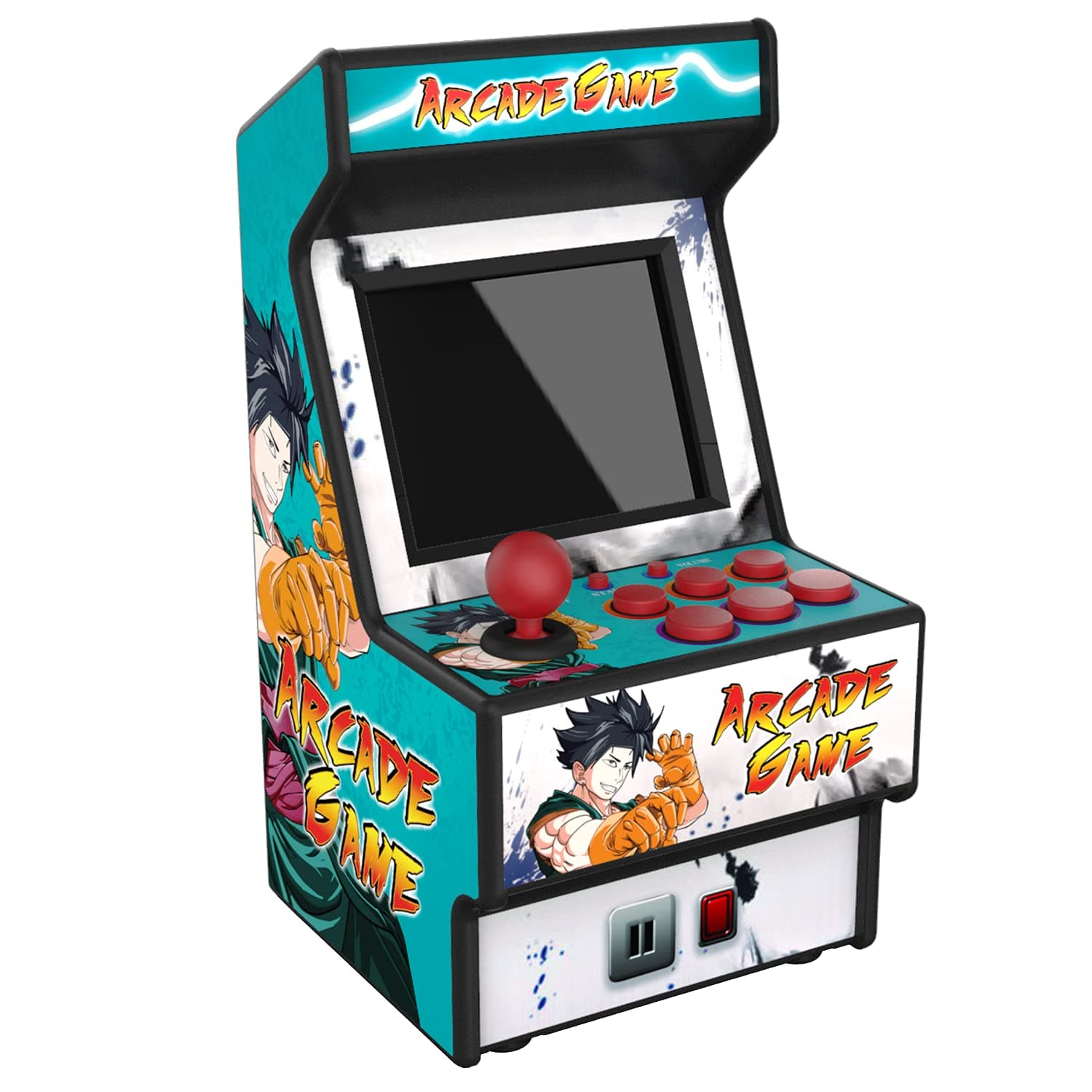 Mini machine de jeu d'arcade RHAC01 2.8 Inch 156 Machine de jeux portable classique pour enfants avec écran protégé des yeux (ANGLAIS SEULEMENT)