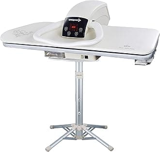 Steam Ironing Press 101HD White Heavy Duty Professional 101cm with Stand by Speedypress (+ Free Iron Attachment, Water Filter, Replacement Cover & Foam Underfelt)