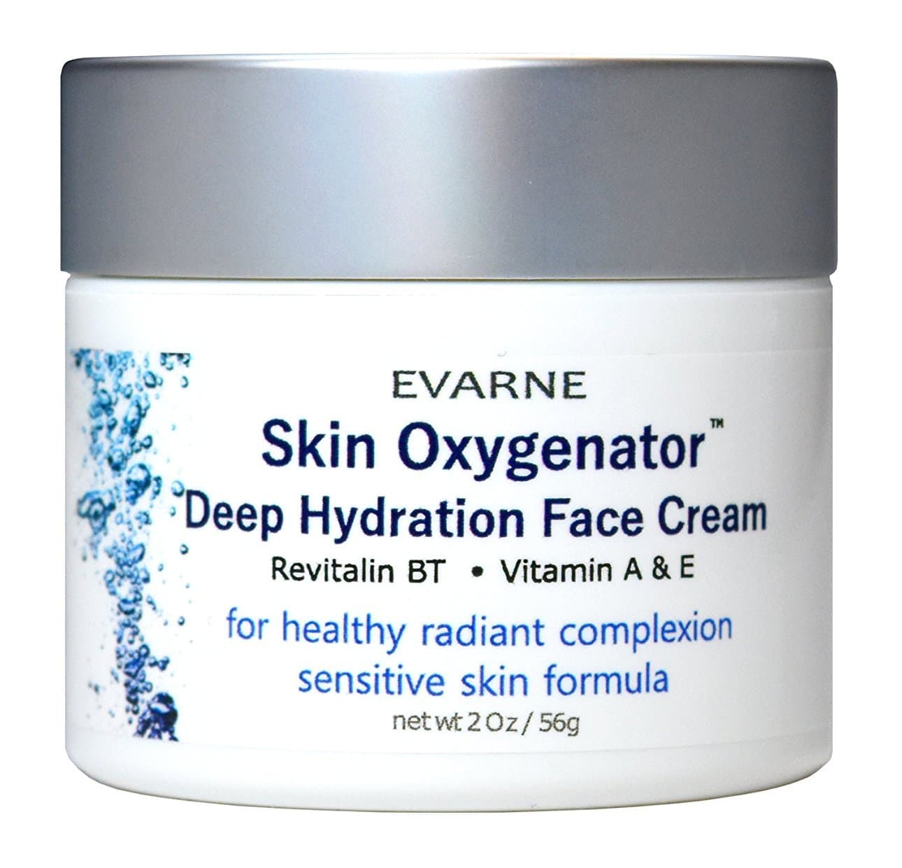 Evarne Skin Oxygenator Deep Hydration Face Cream, Sensitive Skin Formula.