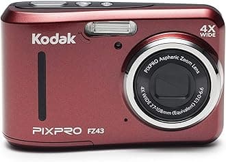 KODAKPixpro FZ43 Digital Camera, 16.44 Megapixels, 4x Optical Zoom