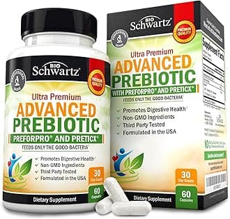 BioSchwartz, Ultra Premium Advanced Prebiotic, 60 Capsules