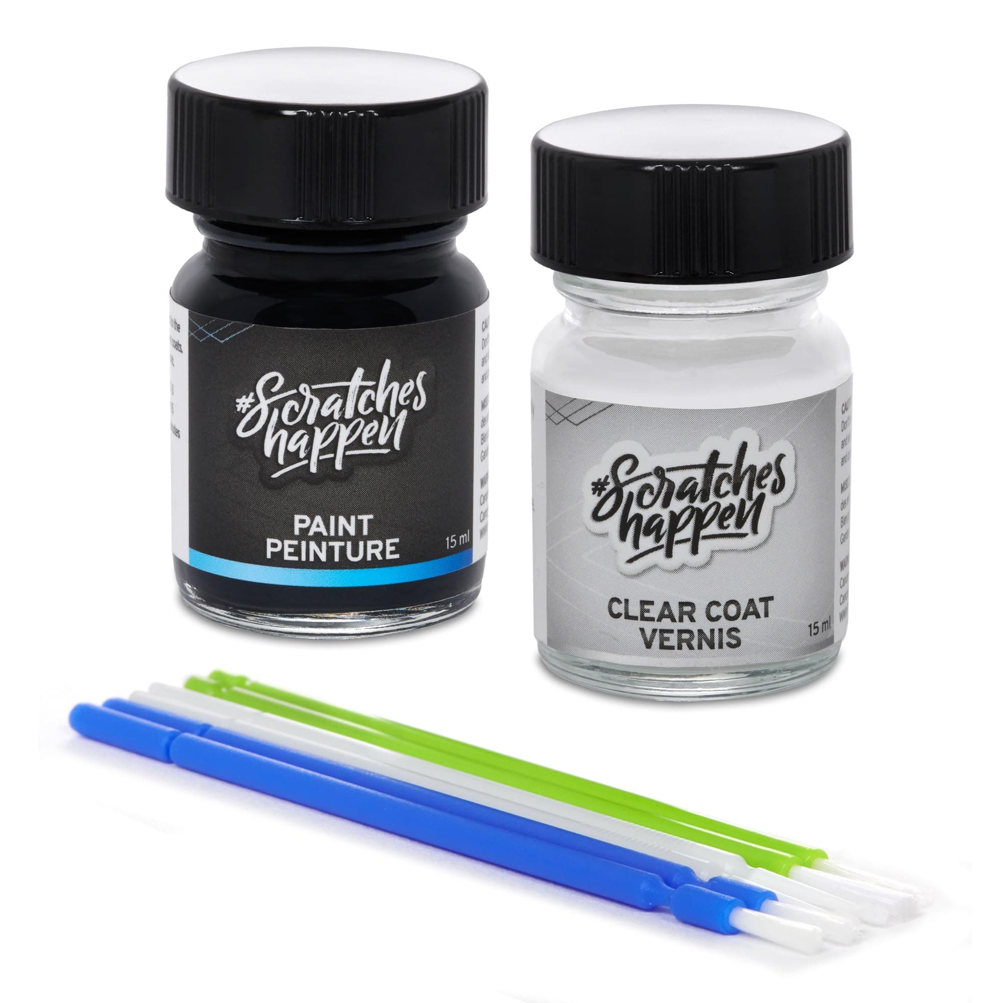 Exact-Match Touch Up Paint Kit - Gravity Gray (KDG) for Kia - Essential (Paint + Clear Coat)