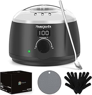 Mamajardin Wax Melter for Candle Making - 16 oz, Candle Making Supplies with LED Temperature Display for Beginners