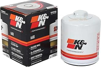 K&N Premium Oil Filter: 20,000 Mile Engine Protection with Wrench Off Nut: Compatible with Select 1981-2023 FORD/LINCOLN/TOYOTA/VOLKSWAGEN Vehicle Models (See Description for Select Models), HP-1002