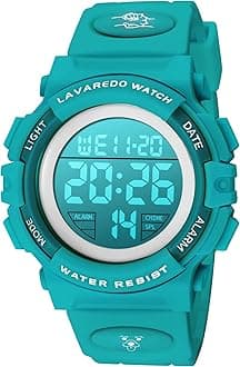 Kids Watch,Boys Watch for 3-15 Year Old Boys,Digital Sport Outdoor Multifunctional Chronograph LED 50 M Waterproof Alarm Calendar Analog Watch for Children with Silicone Band,Kids Gift