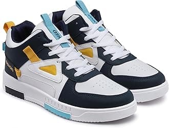 Men's TARZAN-11 Casual Sneaker Shoes with Synthetic Upper Lightweight Comfortable Mid Top Sneaker Shoes for Men's & Boy's