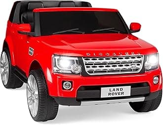12V 3.7 MPH 2-Seater Licensed Land Rover Ride On Car Toy w/Parent Remote Control, MP3 Player - Red