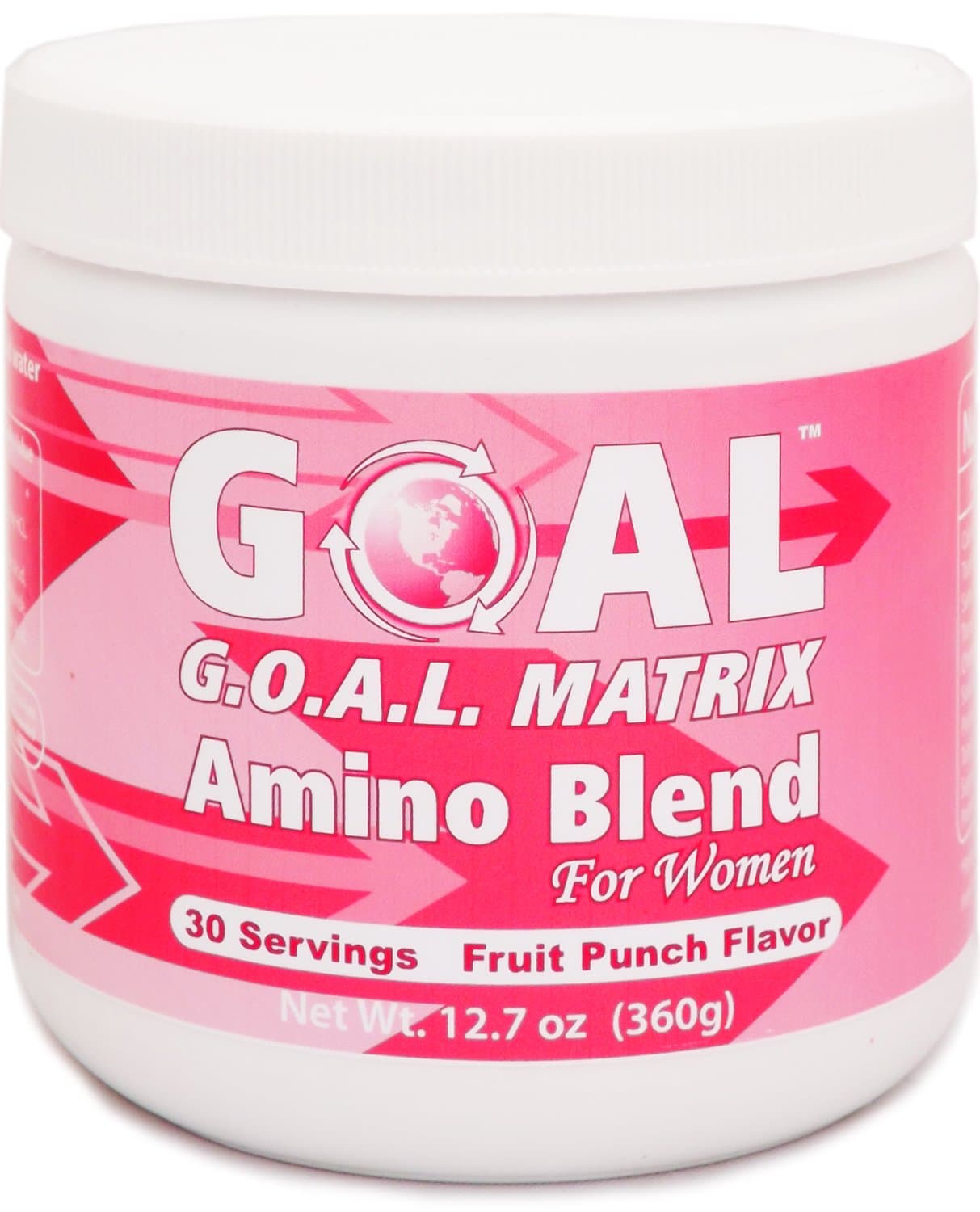 GOAL - G.O.A.L. MATRIX Amino Acids Complex Powder for Women - L-Glycine L-Ornithine L-Arginine L-Lysine Combination Anti-Aging Blend - Best NO Supplement Formula - Nitric Oxide Boosters - Fruit Punch 360 Grams