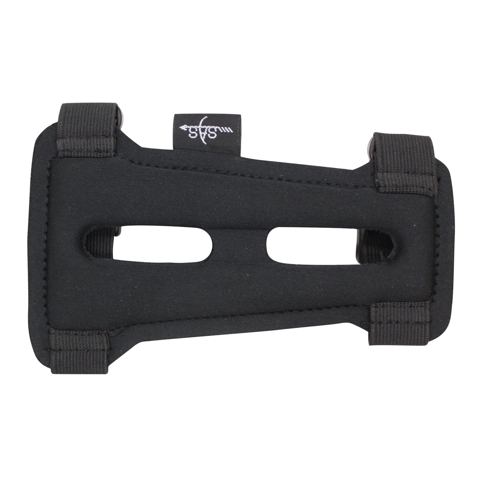 SAS 5.75" Youth Black Armguard Archery Bow Range with 2-Strap Buckles