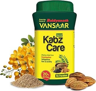 Vansaar KabzCare Granules – 240g | Quick Relief from Constipation, Indigestion, Gas & Acidity