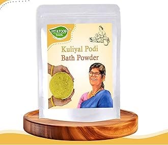 Fit and Food Tamil Herbal Bath Powder, 500g|Nalangu Maavu|Kuliyal Podi|Natural Snana Choorna|Ubtan Body Scrub|Ayurvedic Bath Powder|Natural Exfoliating & Acne Fighting|Herbal Turmeric Bath Powder
