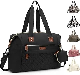 Pritent Diaper Bag Tote, Diaper Baby Bags with Pacifier Case, Shoulder Straps, Stroller Clips, Waterproof Large Mommy Maternity Travel Baby Tote for Mom and Dad, black