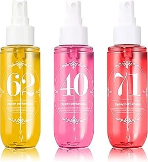 3 Pcs Perfume, Body Fragrance Mist, Women's Body Spray, Body Splash for Women, Long-Lasting Fragrance Spray, Moisturizing Moisturizes the Skin, Perfume for Women