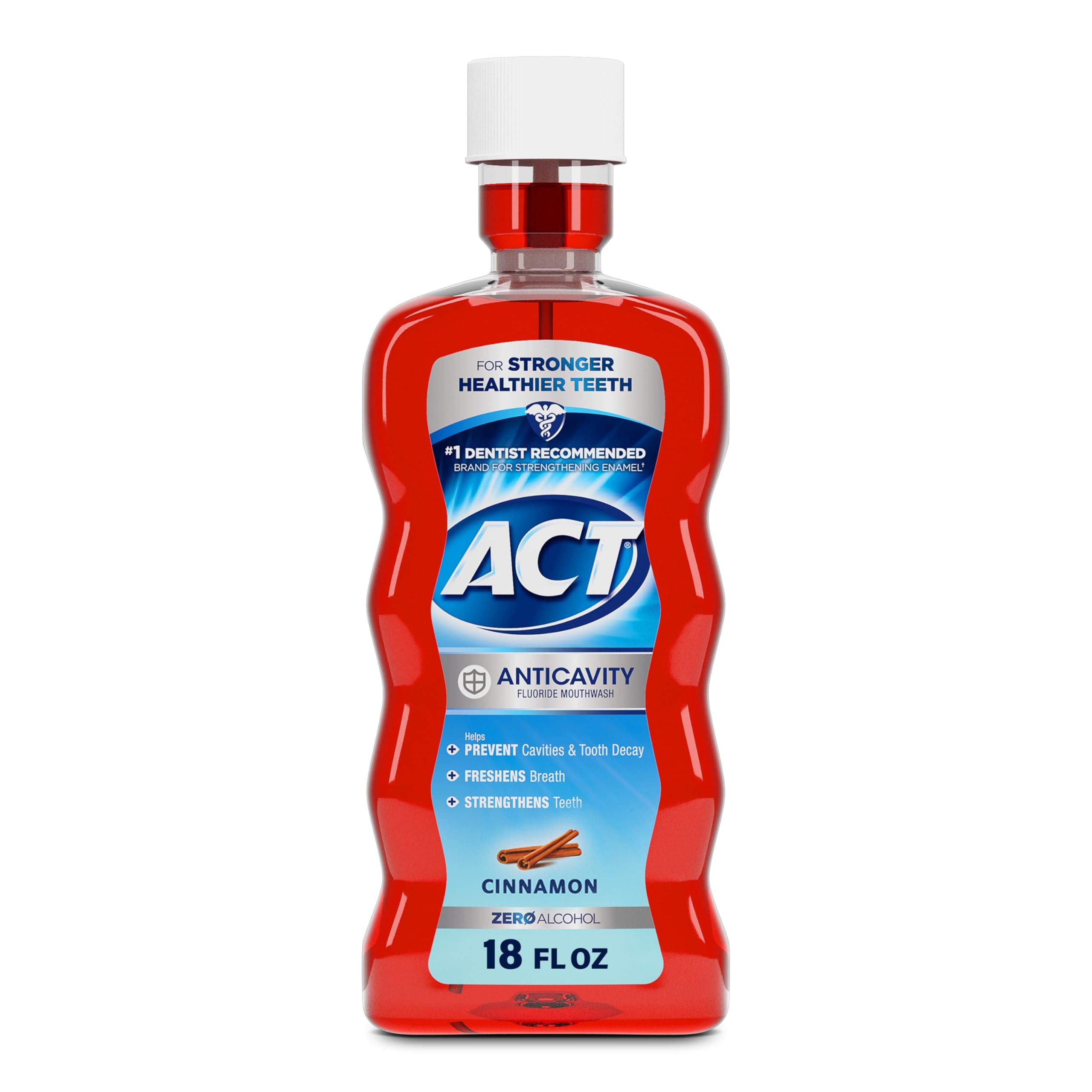 ACT Anticavity Fluoride Rinse Cinnamon 18 oz
