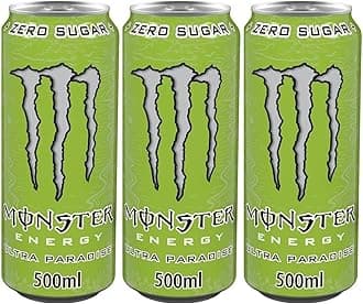 Monsters Energy Ultra Paradise, Zero Sugar Energy Drink, 500ml, Pack of 3 (From UK)