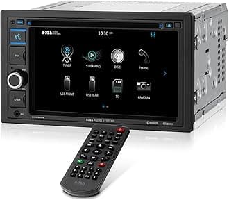 BOSS Audio Systems BV9364B Car Stereo DVD Player - Double Din, Bluetooth Audio/Hands-Free Calling, 6.2 Inch Touchscreen LCD Monitor, MP3 Player, CD, DVD, USB Port, SD, AUX Input, AM/FM Radio Receiver