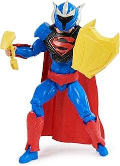 Superman Man of Steel Action Figure, DC Adventures, 12-inch, 9 Accessories, Collectible Superhero Kids Toys for Boys and Girls, Ages 4+