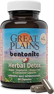 Yerba Prima, Great Plains Bentonite + Herbal Detox, 60 Capsules