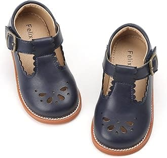 Felix & Flora Toddler Little Girl Mary Jane Dress Shoes - Ballet Flats for Girl Party School Shoes