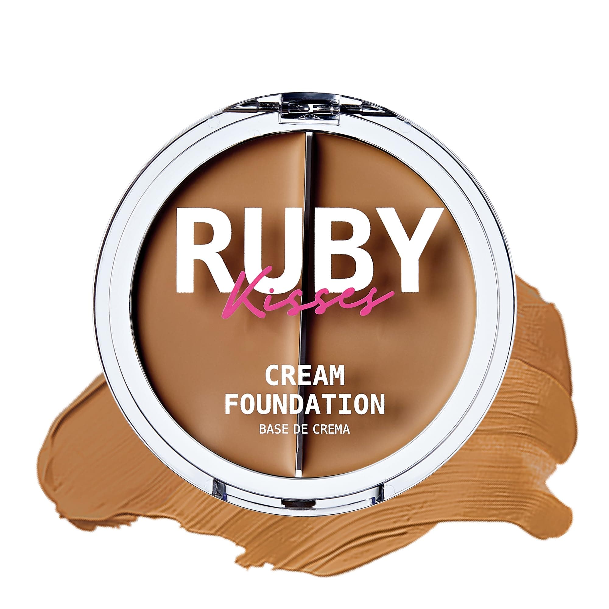 Ruby Kisses3D Face Creator Cream Foundation & Concealer, 12 Hours Long Lasting, Medium to Full Coverage, Non-Greasy, Ideal for Makeup & Contour Palette (Level 8)