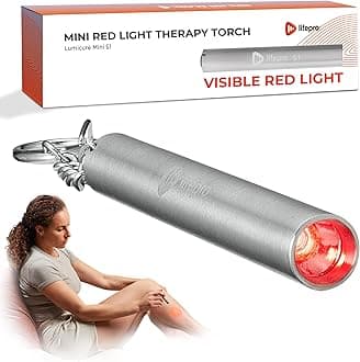 Mini 3.5 in Red Light Therapy for Body, Joints & Muscles - Portable Pocket Sized Red Light Therapy Device - Led Red Light Therapy for Face & Body
