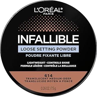 Infallible Tinted Loose Setting Powders, Matte Finish, Lightweight, No White Cast, 2 Shades From Light To Deep, Translucent Light-medium, 0.26 Oz