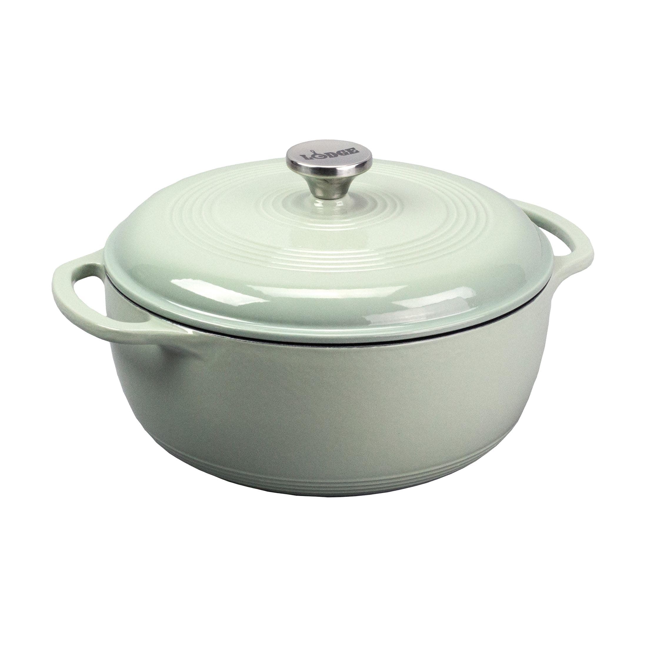 Lodge 6 Quart Enameled Cast Iron Dutch Oven - Desert Sage