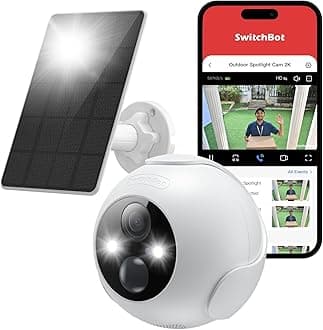 Wireless Security Camera Kit, 2K Outdoor Camera with Solar Panel, Uninterrupted Surveillance for Home Security, Color Night Vision, AI Human/Pet Motion Detection, Works with Alexa, WiFi 2.4G