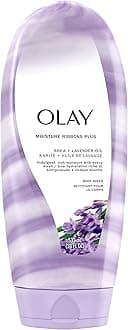 Olay Moisture Ribbons Plus Shea + Lavender Oil Body Wash, 18 oz