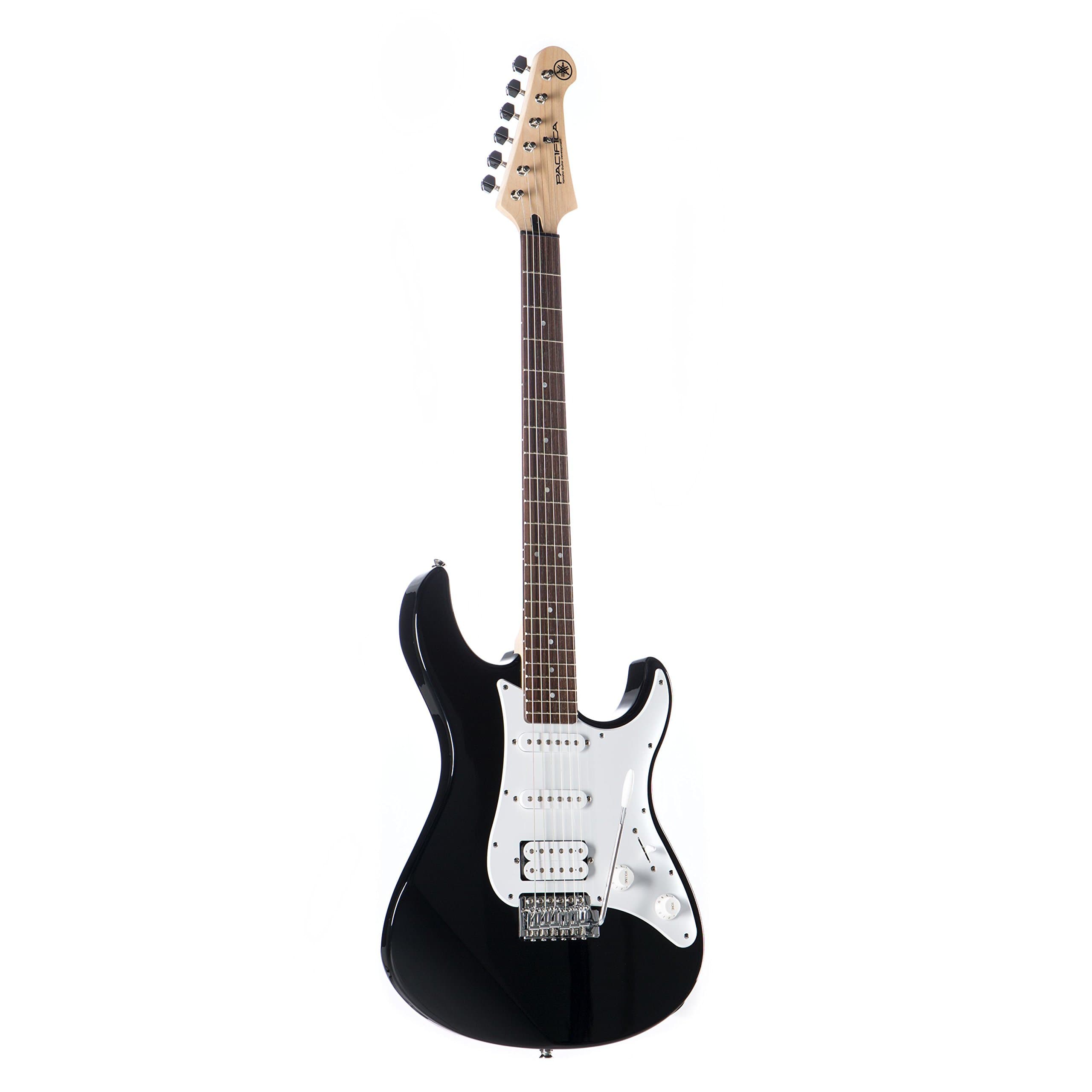 PACIFICA012 Electric Guitar – Black, 6-String Solid-Body, Versatile Sound with Powerful Pickups, Smooth Neck, Durable Build, Ideal for Stage, Studio & Practice Sessions