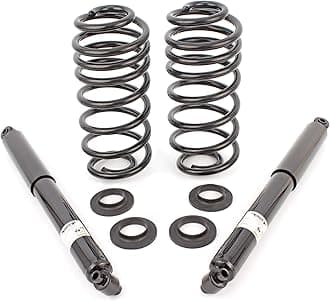 Elite 65230C Rear Coil Spring Replacing Air Spring Conversion Kit Including Shocks