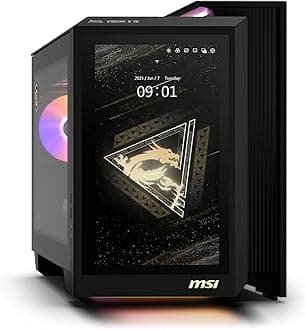 [2025] MSI MEG Vision X AI 2NVZ9-045US (Intel Core Ultra 9 285K, 64GB DDR5 RAM, 4TB Crucial NVMe SSD, NVIDIA GeForce RTX 5090, Windows 11 Pro) Gaming Desktop PC