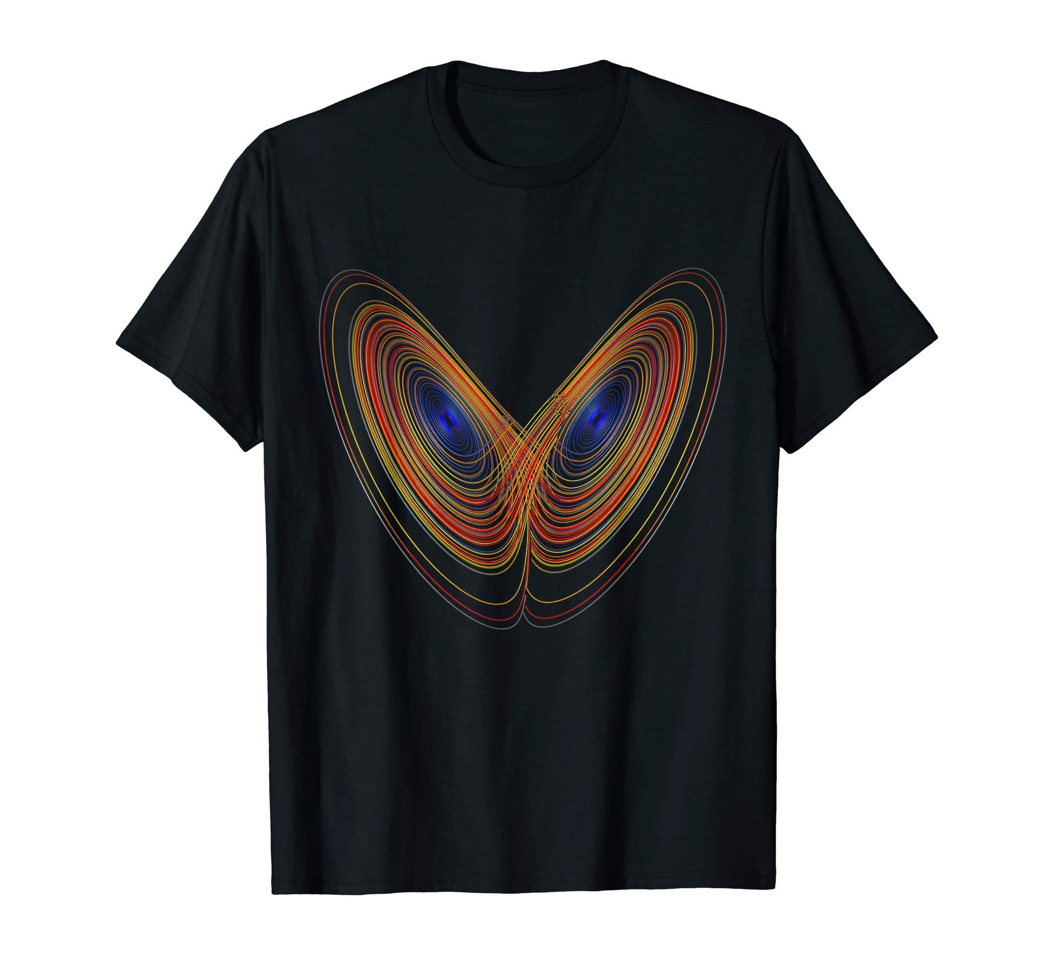 Lorenz Attractor Inspired 'Owl Face' T-Shirt