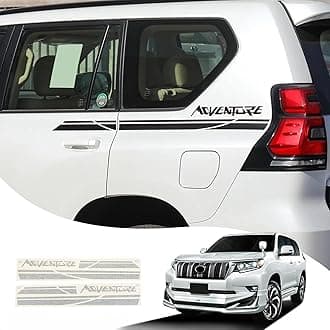 Body Waistline Pattern Decorative Color Strips Stickers for Toyota Land Cruiser Prado 150 Lc150 2010-2023 Appearance Accessories