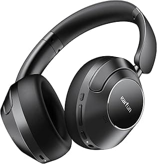 Wave Pro Active Noise Canceling Headphones, Over Ear Headphones Wireless Headphones, LDAC Hi-Res Sound Bluetooth Headphones, 5 Mics AI Clear Call, 80H Playtime, Multipoint Connection, Custom EQ