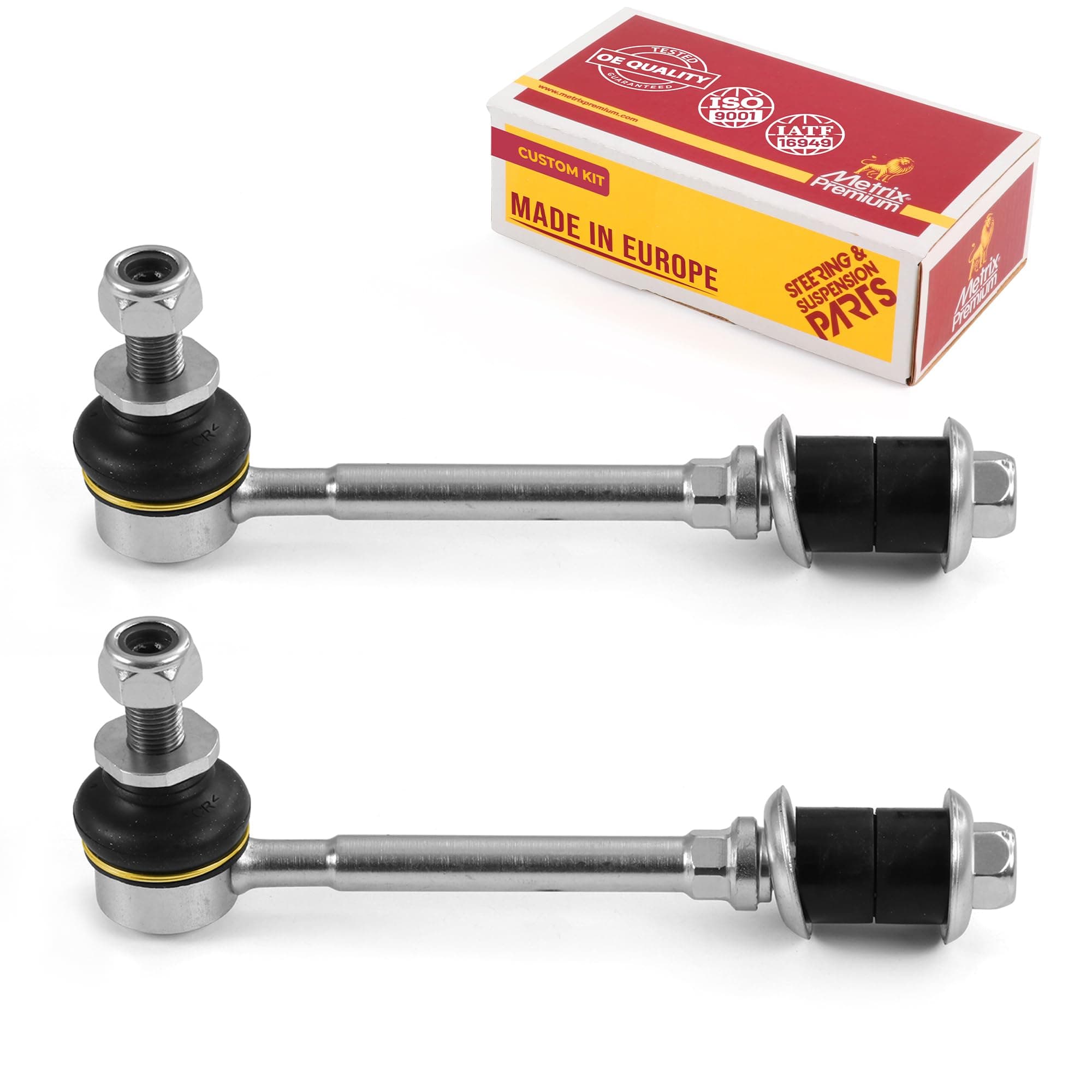 - Metrix Premium Chassis Parts - 2 PC Front Sway Bar Stabilizer End Link Kit Fits 96-02 Toyota 4Runner, 00-05 Tundra, 05-15 Tacoma RWD, 06-15 Hilux (Mexico), Replacement K90681, Made in Europe