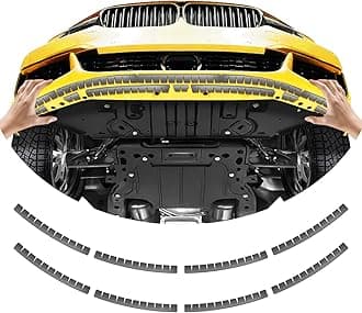 Front Bumper Scrape Guard 8 Pack Car Universal Black Bumper Lips Scrape Guard Car Under Bumper or Anti-Scratch DIY Protector for Lowered Cars, Sport Cars and SUV