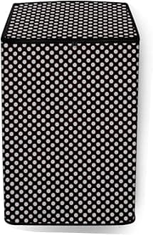 The Furnishing Tree PVC Washing Machine Cover Fully Automatic Suitable for Whirlpool 7.5 kg Top Load 360 Degree Bloomwash Pro 7.5 Grey Color