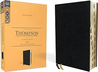 KJV, Thompson Chain-Reference Bible, Large Print, European Bonded Leather, Black, Red Letter, Thumb Indexed, Comfort Print: 10 New Rules for Women at Work