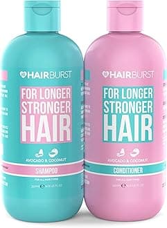 Hair Growth Shampoo And Conditioner For Women By Hairburst - Routine Thickening Shampoo and Conditioner Set For Longer Stronger Hair - Paraben & Sulfate Free - Avocado, Coconut, Wheat Proteins & Amino Acids (350ml),11.8 Fl Oz (Pack of 2)