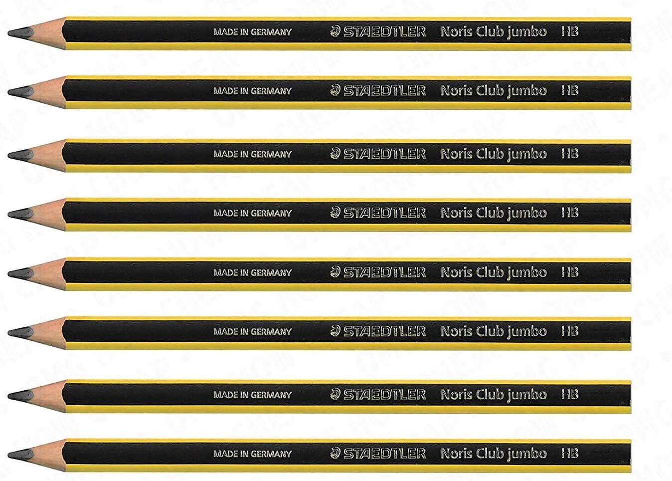 Staedtler Noris 119 Triplus Jumbo Triangular Learners Pencil - HB - Pack of 8