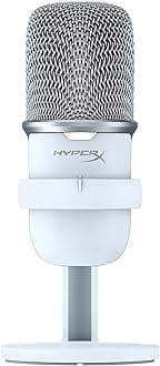 HyperX SoloCast – USB Condenser Gaming Microphone, for PC, PS5, PS4, and Mac, Tap-to-mute Sensor, Cardioid Polar Pattern, Gaming, Streaming, Podcasts, Twitch, YouTube, Discord