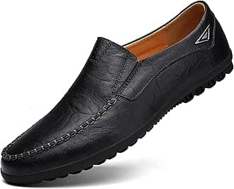Men’s Casual Leather Fashion Slip on Loafers Shoes