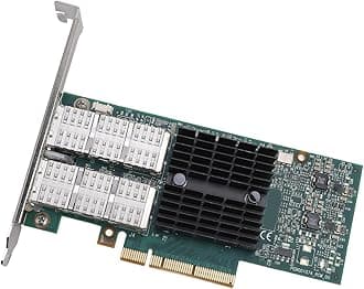 GOWENIC 40GbE PCIe Network Card, 40Gbps Ethernet PCIe Card 40Gb Ethernet Adapter Dual Port 80Gbps Total with QSFP Ports for Data Centers Servers Workstations