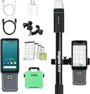 Rtk Gnss Survey Equipment With Network Rover, Handheld Controller And Software, Gps 60° Tilt Built-In Imu, For Construction Geodetic Or Land Layout Planning