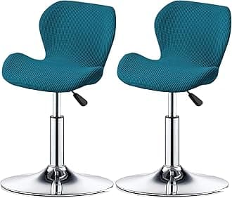 ELYSYSRL Bar Stool Cover Set of 2/4/6 Shell Back Adjustable Swivel Bar Stools Slipcover,Barstool Protector Covers for Dining Room Kitchen (Color : #12, Size : 2pcs)