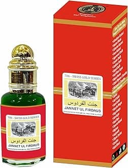 INDRA SUGANDH BHANDAR Luxury Attar For Men Jannat E Firdaus Firdos 12ml Rollon Attar Box Swiss Gold ittar/itra/itar Long Lasting Attar 100% Alcohol Free Pack