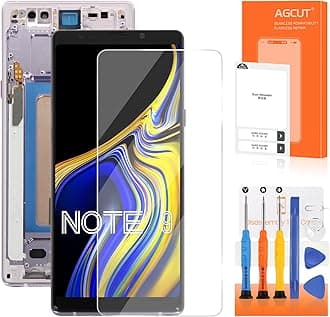 TFT for Samsung Galaxy Note 9 Screen Replacement for Display para Samsung Note 9 LCD SM-N9600 SM-N960F SM-N960U Screen Replacement Digitizer Touch Assembly with Frame(Not Fingerprint) (Purple)