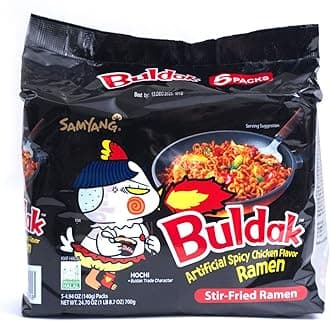 Original Chicken Flavor Buldak Ramen Pack of 5