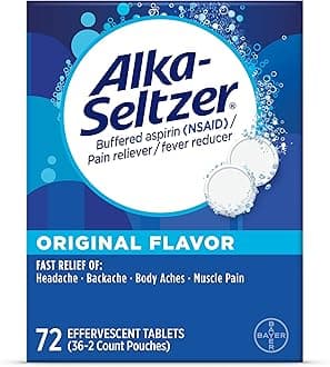 Alka-Seltzer Effervescent Tablets, 72 Count